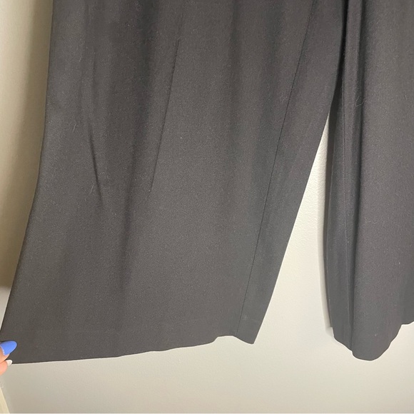 THE LIMITED 35%Wool 65%Rayon Wide Leg Pant - Black SZ/12 - Picture 3 of 12